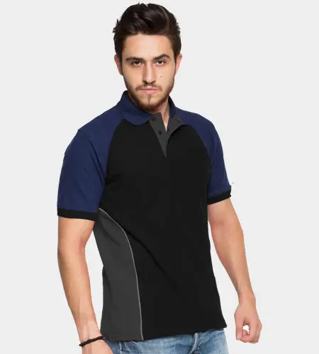 Tailormade Men's Polo Raglan with Side Panel